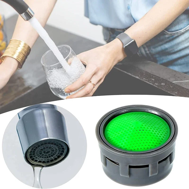 Faucet Aerator Basin Tap Filter Plastic Insert Replacement Nozzle Filter Flow Restrictor Replacement Parts 10PCS faucet aerator