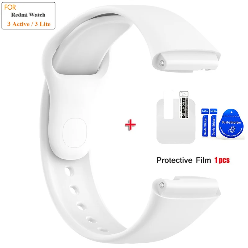 Soft Silicone Replacement Strap with Protector Film