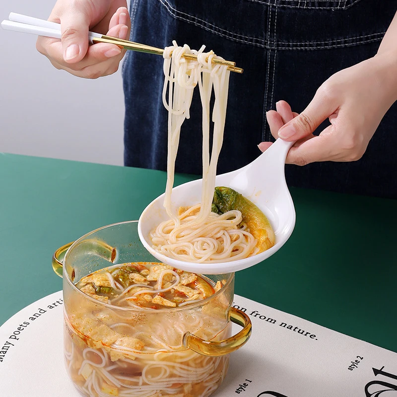 Korean Handheld Dish with Handle Large Spoon Tray for Fries Fried Chicken Snack Plate Fruit Dessert Cake Platter
