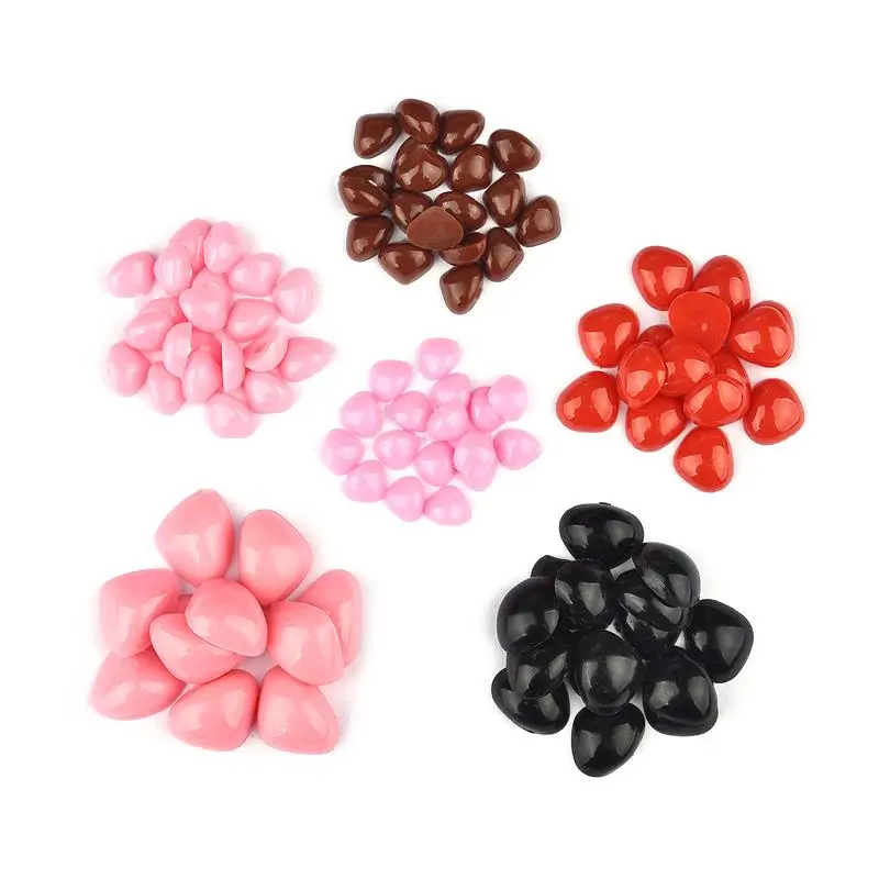 Triangle Safety Nose Plastic For DIY Doll Toy Bear Crafts Animal Safety Noses Crafts Making Puppet Toy Accessories Parts 100pcs doll handmade accessories
