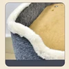 3-tiers Cat Bed winter Pet House Covered Cave with soft mat Large Hideaway Cat Tent with Fluffy Ball Hanging 6