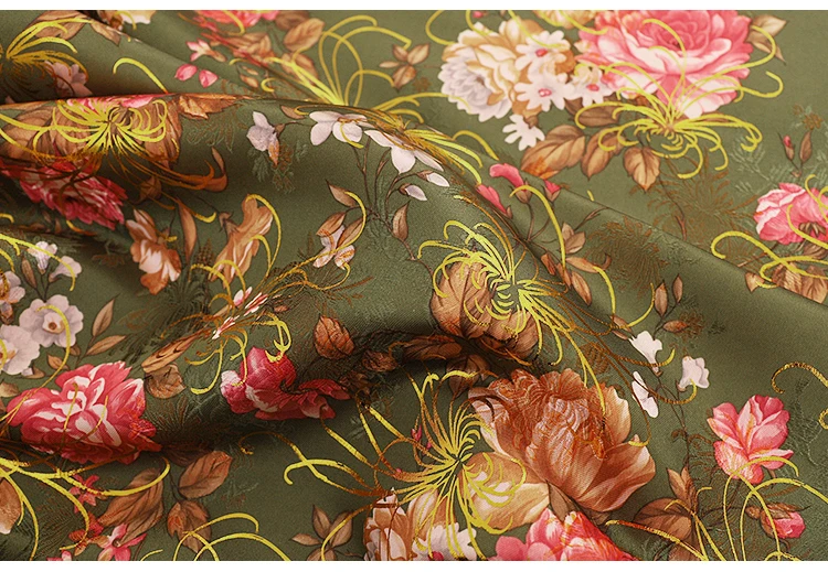 145 cm Breite, simulierter Seidenbrokat-Jacquard-Kleidungsstoff zum Nähen, Cheongsam-Beutel, Box, Verpackung, Dekoration, handgefertigter Stoff – Detail 23