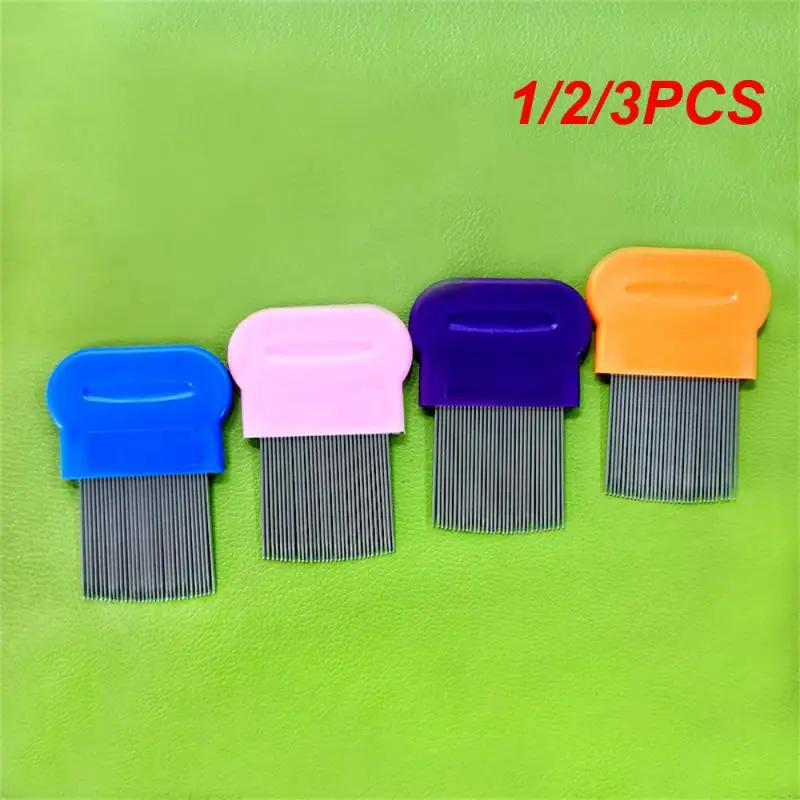 1/2/3Pcs Pet Clean Combs Remover Pidocchi Pettine Per Capelli Cattura Pidocchi Ago Lungo Crostacei Pulci In Acciaio Inossidabile Per Cani E Gatti