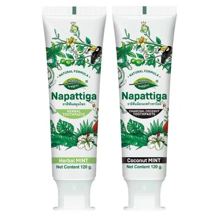

Thailand Natural Plants Toothpaste Deep Cleaning Teeth Dirt Whitening Toothpaste Coconut Charcoal Fresh Breath Teeth Dental Care