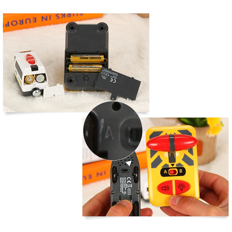 محاكاة RC قطار صغير لطيف الصوت والضوء قطار لعبة مج...