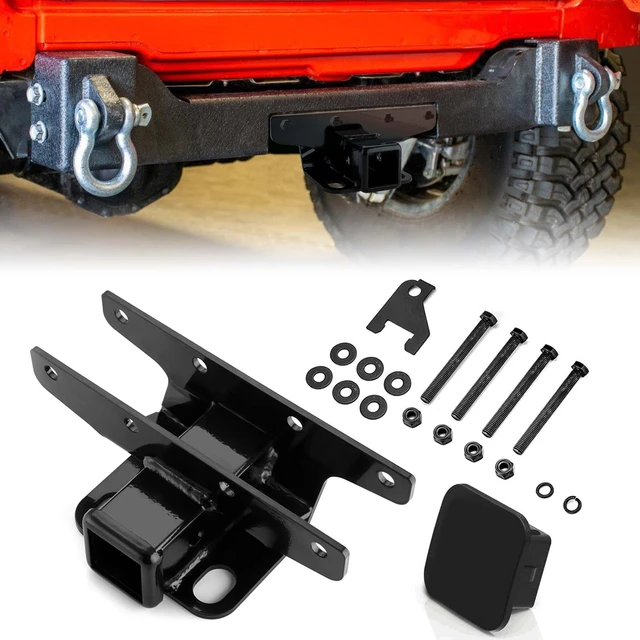 2 Towing Trailer Plug Rear Receiver Hitch For 2018-2023 Jeep Wrangler  JL/JLU - AliExpress