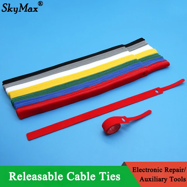 Cable Tie Strap Reusable Plastic  Nylon Reusable Cable Ties - 10 100pcs Cable  Ties - Aliexpress