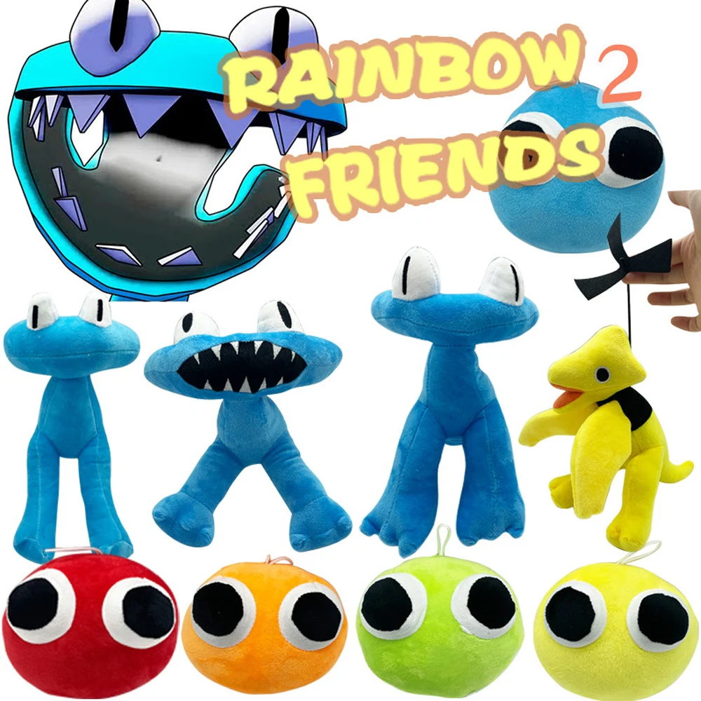 Rainbow Friends Chapter 2 Plush, Cyan Plush, Lookies Plushies