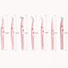 6 Types False Eyelash Tweezers Stainless Steel Anti-static Pincet Curved Strip 3D Lashes Extension Tweezer Makeup Tools 6