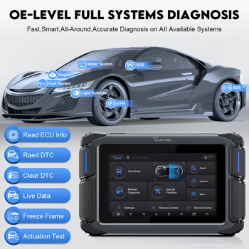 NEWEST VDIAGTOOL VD70 Lite AUTOMOTIVE SCANNER OE FULL SYSTEM DIAGNOSTIC TOOLS FCA Bi Directional Control