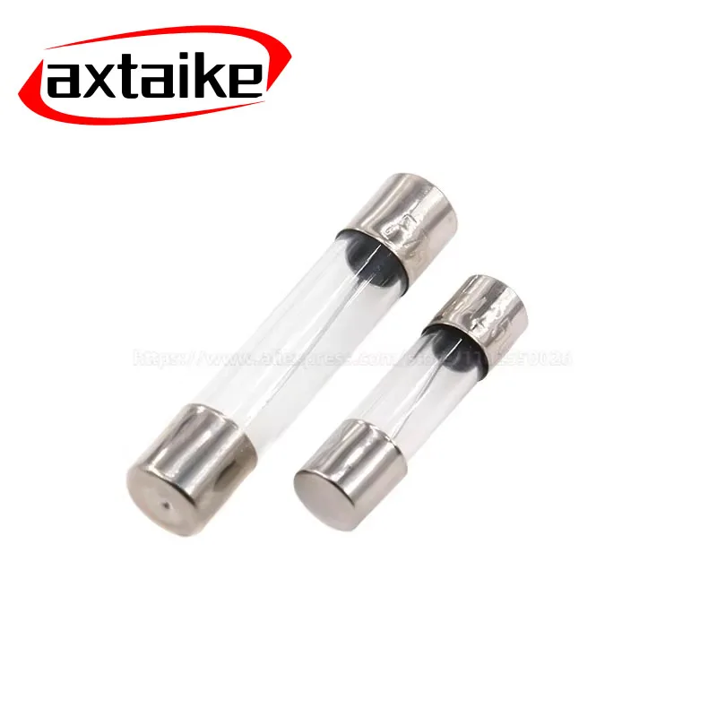 20PCS 5*20 6*30 Glass Fuse Fast Fuse 250V 0.1A-30A Quick Blow 5x20mm