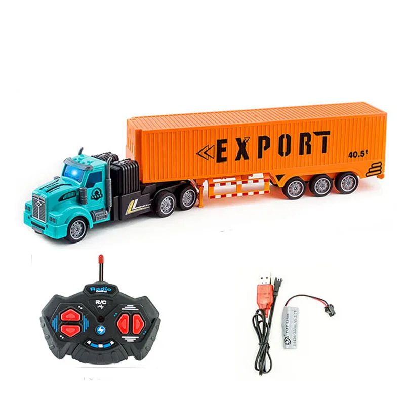 Remote Control Excavator & Truck Toy Set for Kids