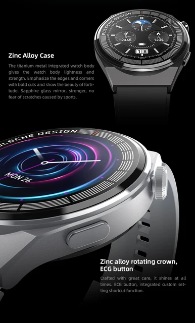 Reloj Inteligente Smart Watch Nfc Pantalla Redonda Hw3 Max GENERICO