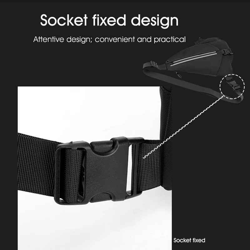 Lightweight chest bag | A multi-functional messenger bag for fitness and outdoor travel, made of durable polyester material and