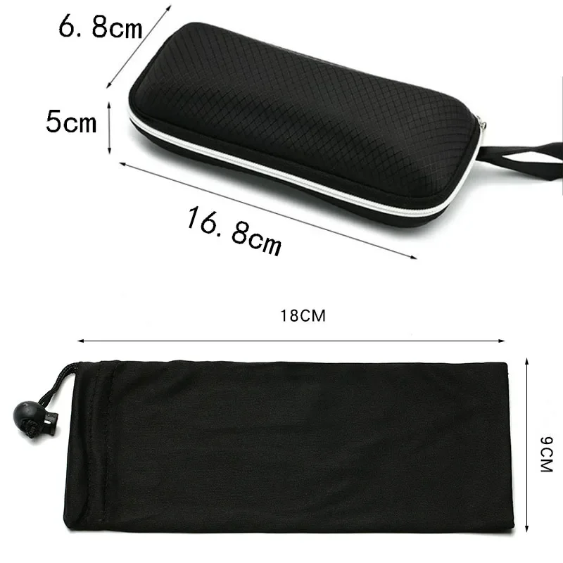 Glasses Case Glasses Storage Bag Sunglasses Bag Zipper Eyewear Box for Men Women Sunglasses Hold