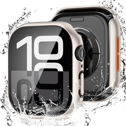 Durable Waterproof Case with Screen Protector - 44MM (Titanium Gold)