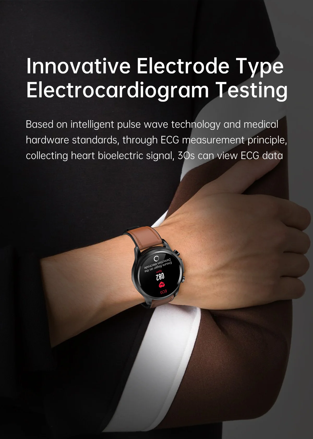 Xiaomi sports smartwatch with Blood Glucose, Blood Pressure/Sugar, Body Temperature, Heart Rate