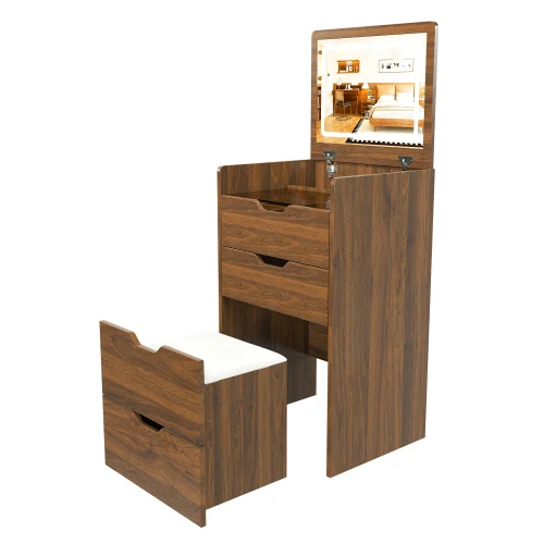 3-in-1 Lighted Vanity Desk 5
