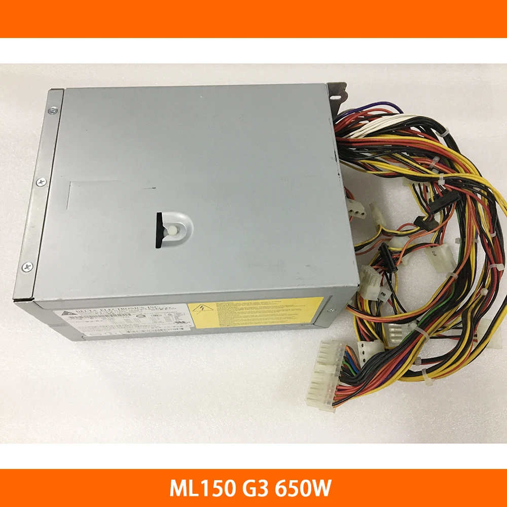 100% рабочий блок питания для HP ML150 G3 650 Вт телефон сервера 402075-001 407730-001 полностью