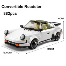 

Mouldking Variety of creative series MOC Convertible Roadster building blocks 13103 Supercar model 882pcs car toys for childs