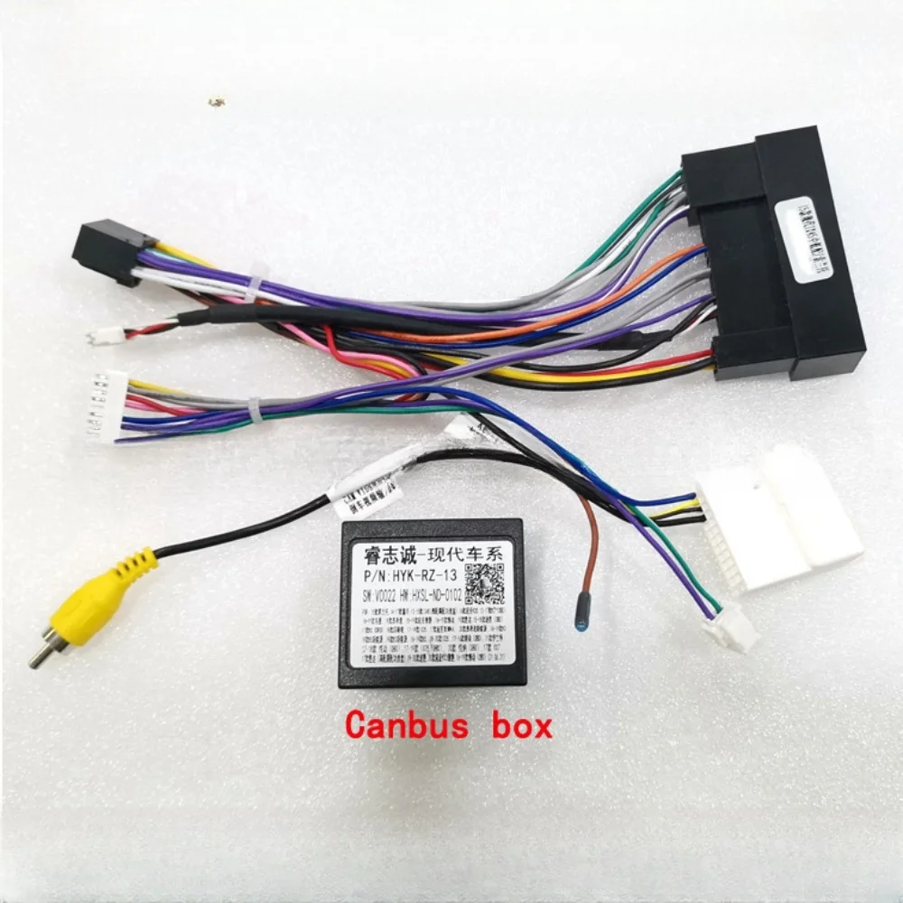 Kabelboom voor Kia Sportage Rio, 16 Pin Plug Naar 18/24Pin Connector Auto Radio Head Unit Kabel Adapter Kabelboom