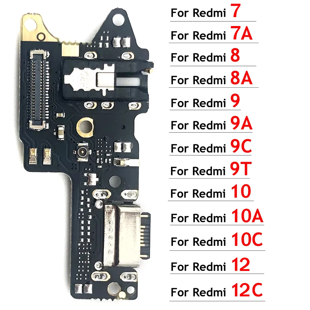 Ricambio Connettore Di Ricarica USB Con Microfono Per Xiaomi Redmi 6 / 6A, Flex Dock Jack Carica + Sincronizzazione Dati