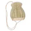 Bamboo Basket Snack Picnic Wicker Baskets Large Mini Manual Handmade Backpack Rattan 6