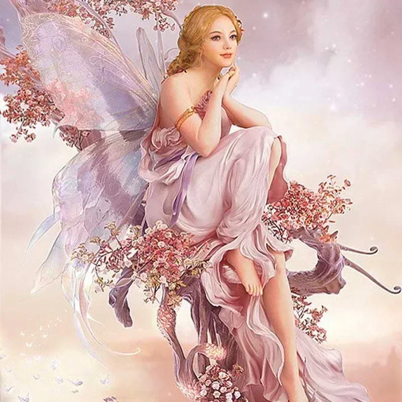 

22026-STB- Diy landscape figures and animals hand-painted digital oil painting set