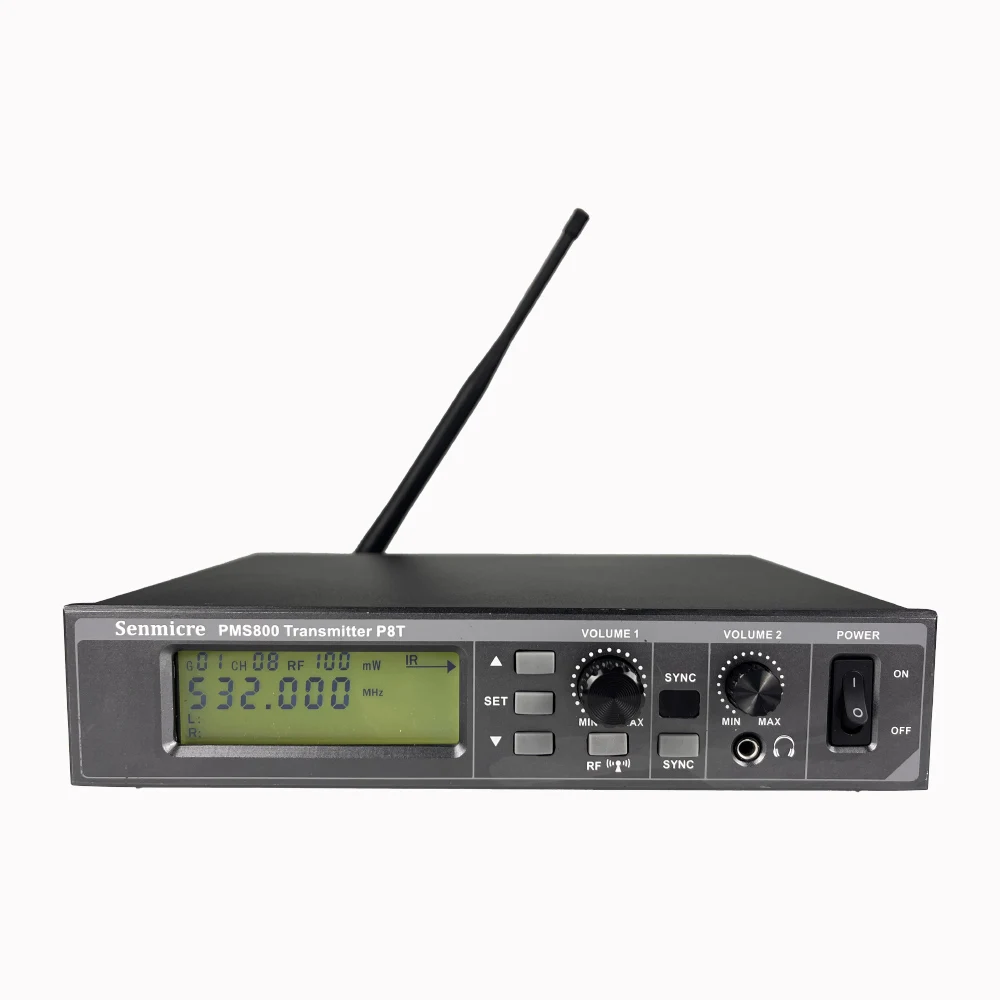 Фото SenMicre PSM800 Профессиональный беспроводной внутриканальный мониторинг UHF True Diversity Стерео система мониторинга сцены Несколько приемников Один передатчик Мониторинг для выступления на сцене №5
