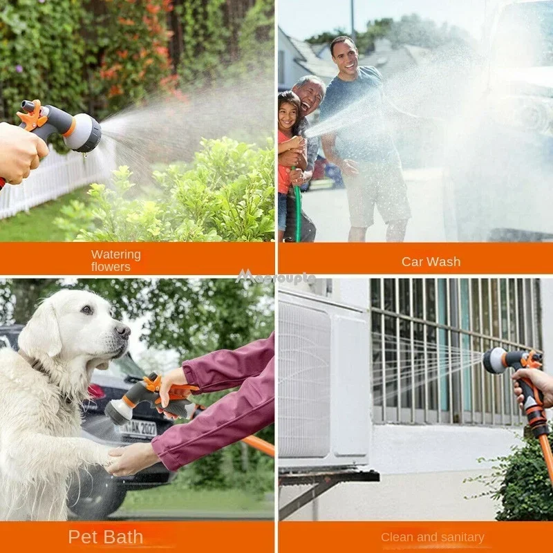 Watering Nozzle High Pressure 8 Modes Garden Spray Irrigation Cleaning