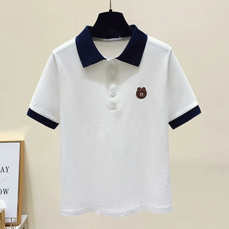 New golf wear ladies summer short sleeves women summer short sleeves slim and breathable