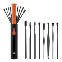 Ear Picking Tools Set Professional Ear Picking Tools High-End Luminous Ear Pulling God Push-Pull Bucket Set 1