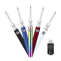 1Set USB 5W Electric Soldering Iron Rechargeable And Temperature Adjustment Welding Repair Tool Cordless Soldering Iron Tool Pen - Image 3