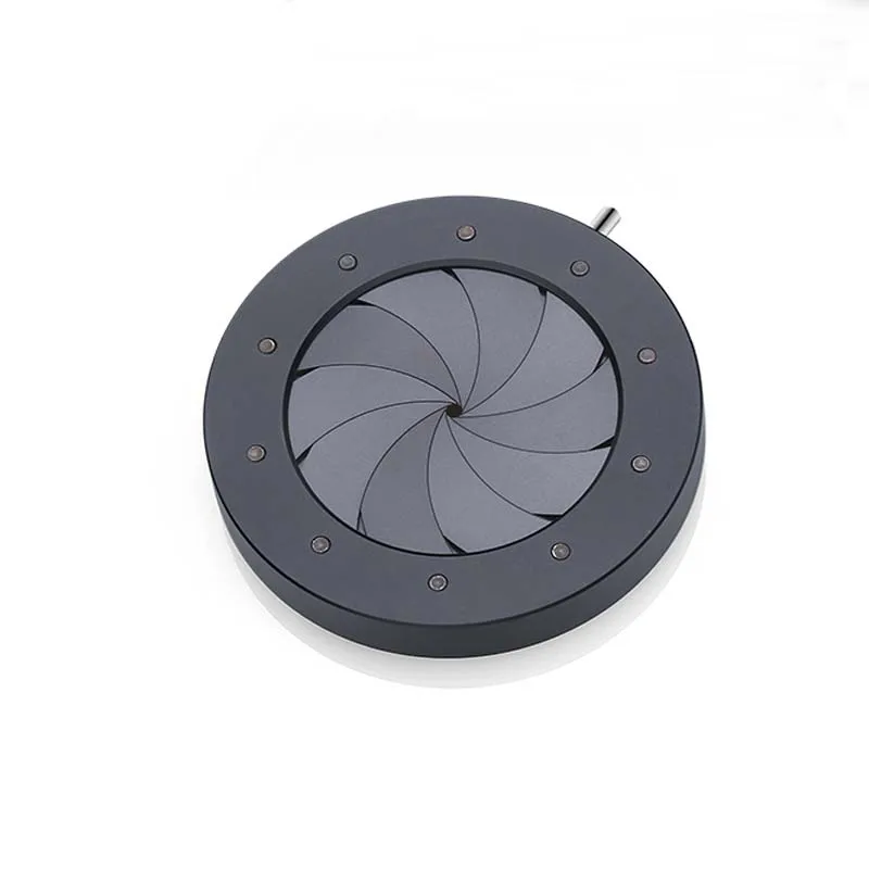 

1-29mm Amplifying Diameter Metal Zoom Adjustable Iris Diaphragm Aperture Condenser for Digital Camera Microscope with 10 Leaves