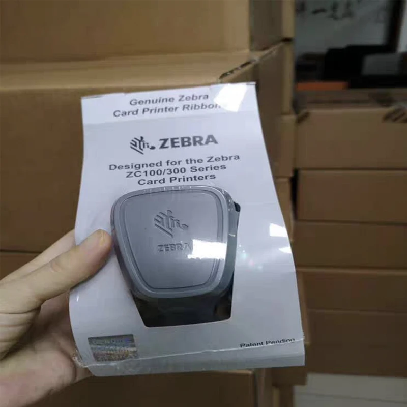 제브라 800300-252CN/PH/TW/UB/NV 프린팅 리본 300 IMG YMCKO 블랙 컬러 (ZC100 ZC300 시리즈 ID 카드 프린터용)