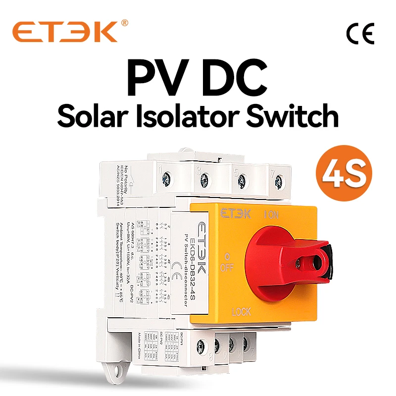 Pv Solar Disconnect Switch Circuit Photovoltaïque Isolateur