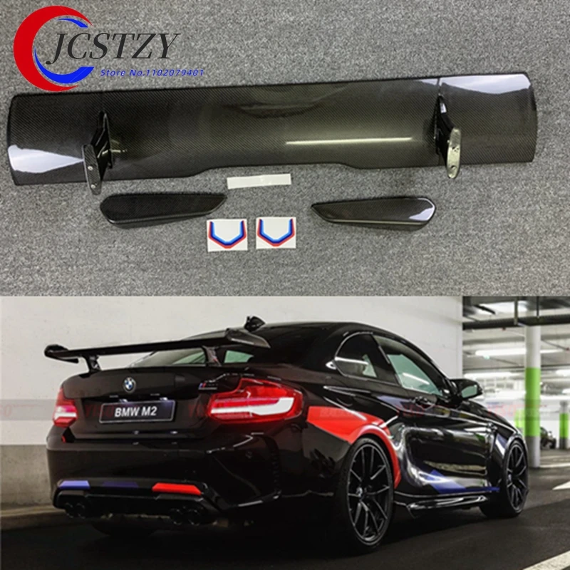 JINGHANG De Fibra De Carbono Alerón Trasero De Coche Maletero Labio Spoilers Para 14 17