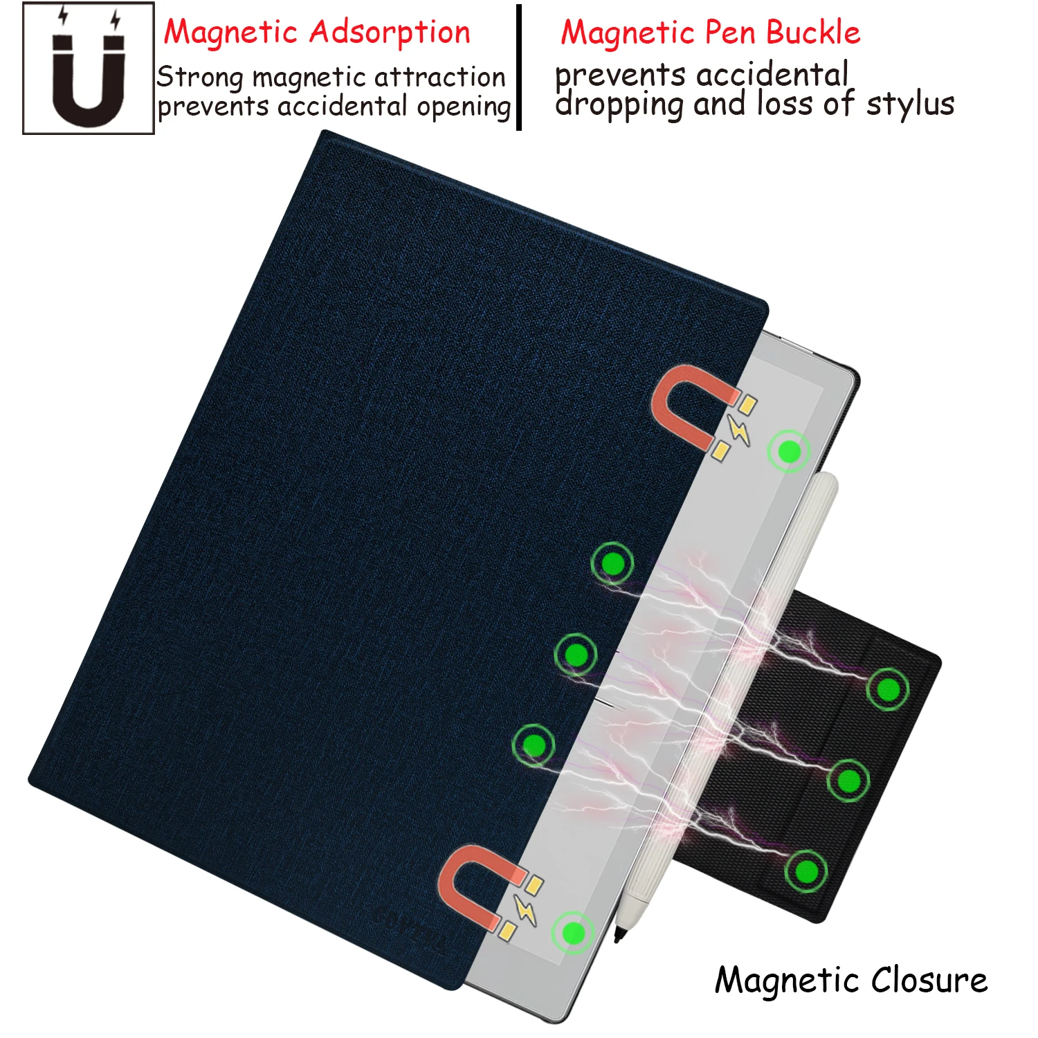 Premium Stand Cover with Auto Sleep/Wake & Magnetic Pen Holder
