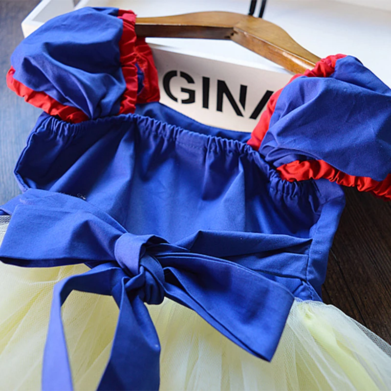 Baby Girls Clothes 1-5 Years Cute 1st Birthday Dress Baby Girl Princess Party Dresses Cosplay Snow White Costumes Infant