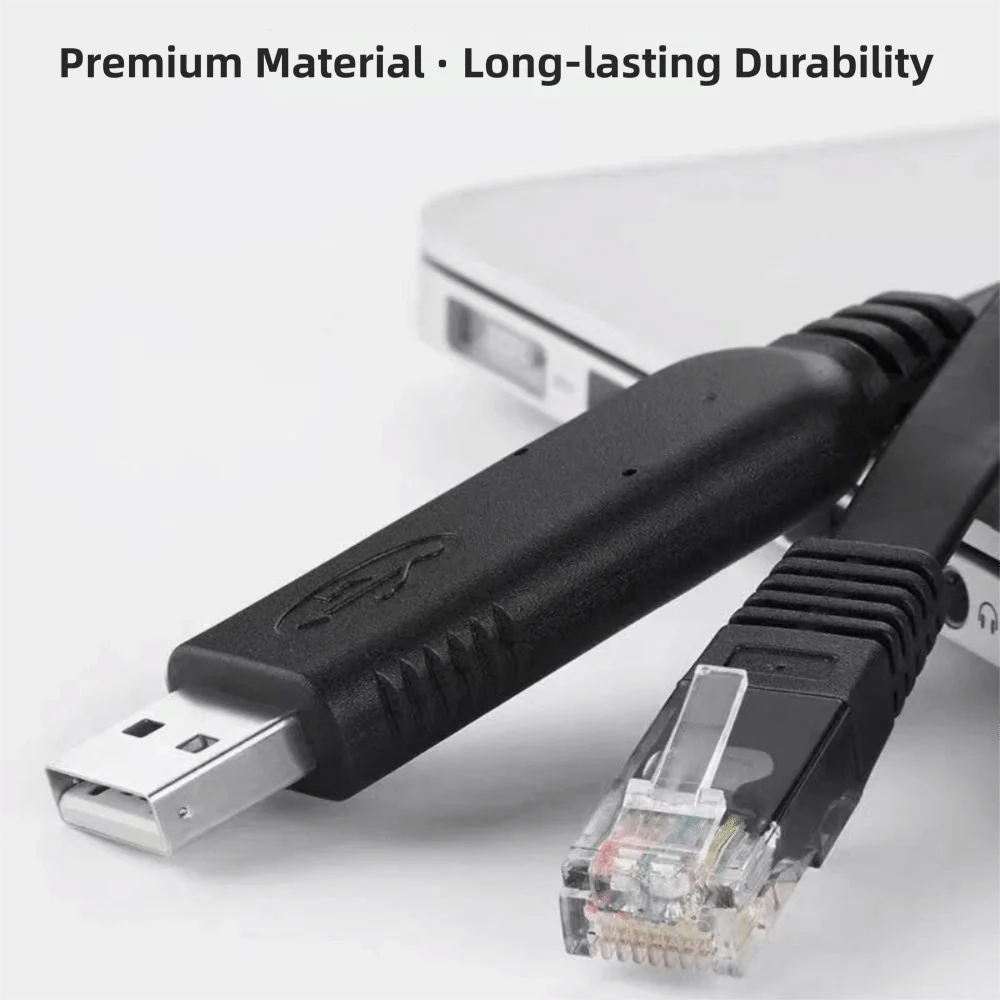 8P8C 커넥터 USB 콘솔 케이블 연장선 안정적인 연결 RS232 콘솔 케이블 라우터 구성 네트워크 디버그 라인