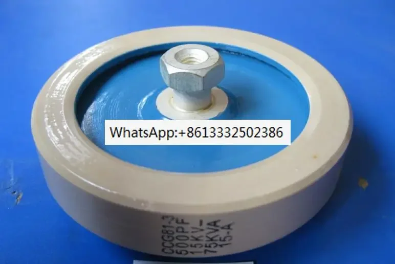 

2pcs Round ceramics Porcelain high frequency machine new original high voltage CCG81-3 500PF 15KV 75KVA