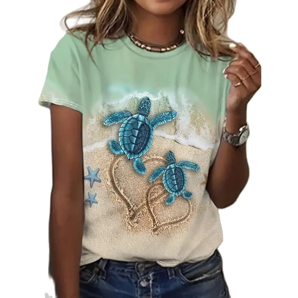 

Women's T-Shirts Cartoon Characters 3d Print Rose T-Shirt Harajuku Casual Short Sleeve Top Tee O Neck Oversized Female Clothing