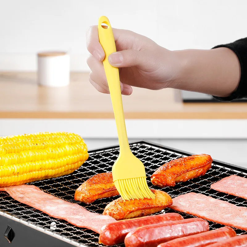 Baking Brush Silicone Baking Brush Eco-Friendly Barbecue Cake Brush Oil Pen Butter Pastry Bbq Tool Cooking Baking Kitchen Tools
