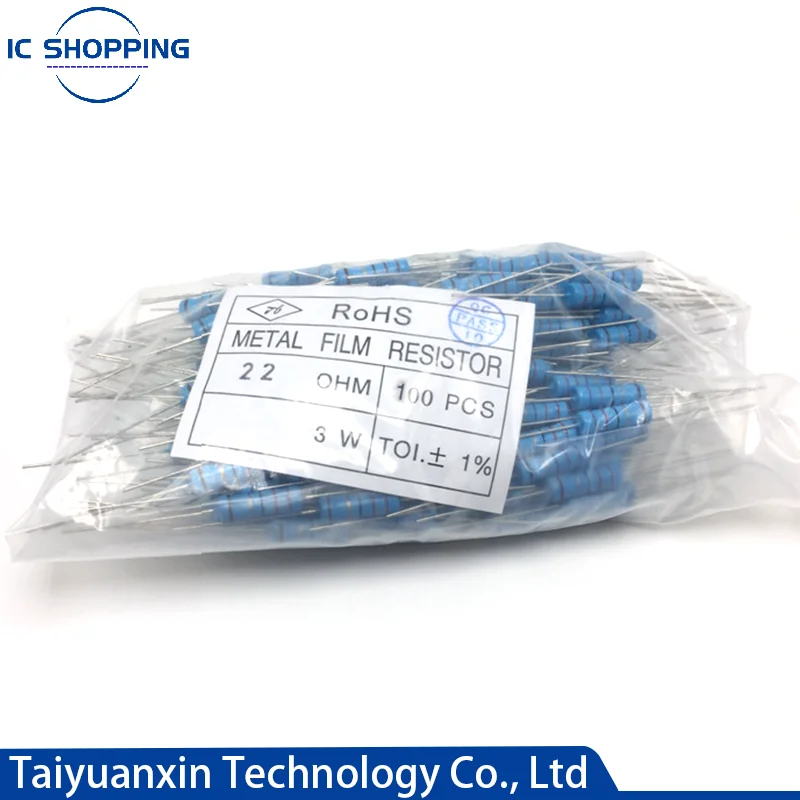 100PCS 3W Metal Film Resistor 1% Five Color Ring Power Resistor 0.1~1M 2 4.7 33R 68 100 220 470 560 1K 2K2 10K 68K 4.7K 100K Ohm 100pcs metal film resistor1 8w 1 6w 0 125w 1% 0r 4 7m 0r 3 3r 10r 18r 47r 68r 110r 150r 180r 1k 4 7k 10k 47k 100k 200k 2m 3m