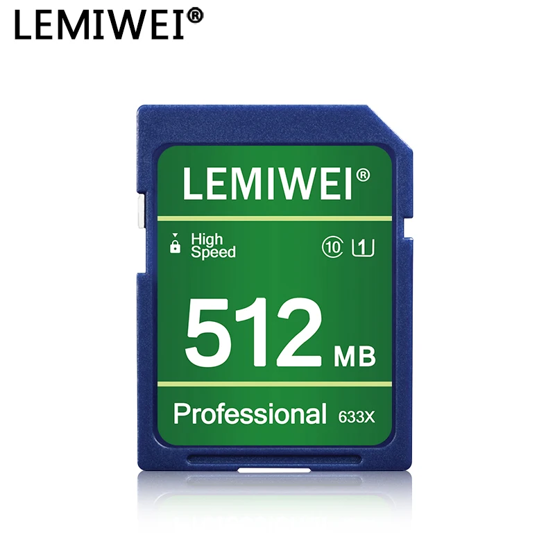 LEMIWEI ī޶  ī, 256MB 512MB SD ī, 1GB 2GB   633X SD ī, Ŭ 10 U1 UHS-I ޸ ī