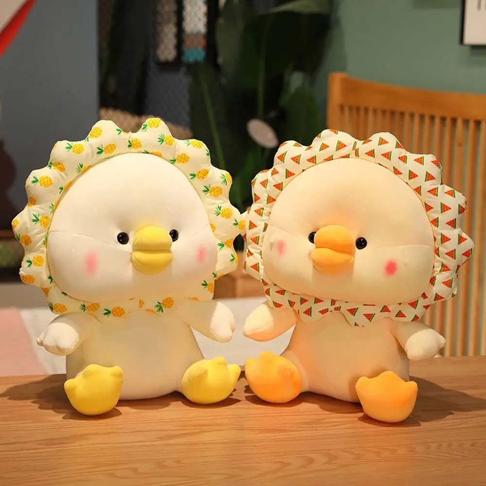 

Детская подушка для дивана, игрушка для сна, мягкая искусственная игрушка, мягкие игрушки, мягкая игрушка-Зверюшка, утка, плюшевая кукла, Подсолнух, утка, плюшевая игрушка