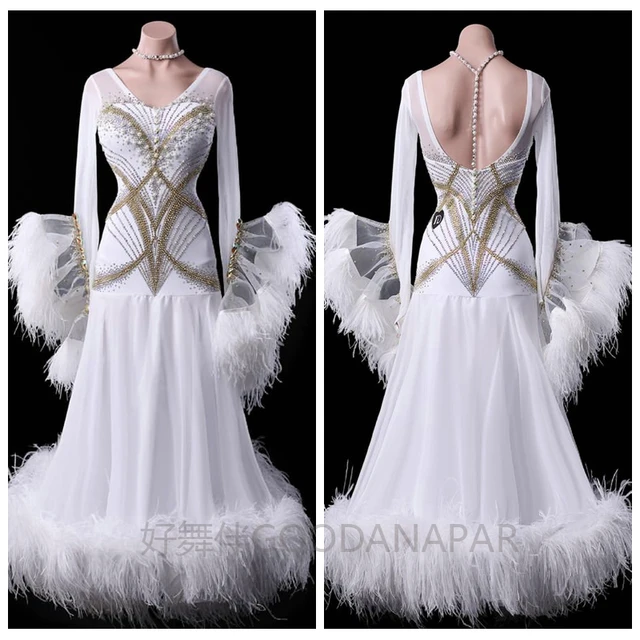 社交ダンスドレス モダンダンス キラキラ オーダーメイド 競技用社交