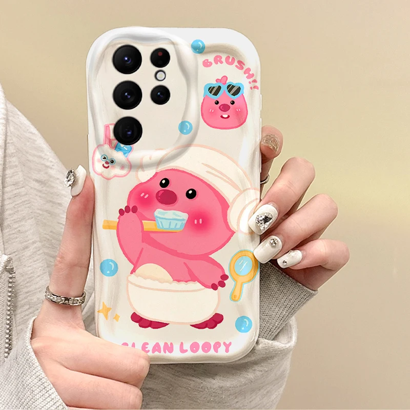 Adorable L-Loopy Cartoon ShockProof TPU Phone Case - Durable Back Cover