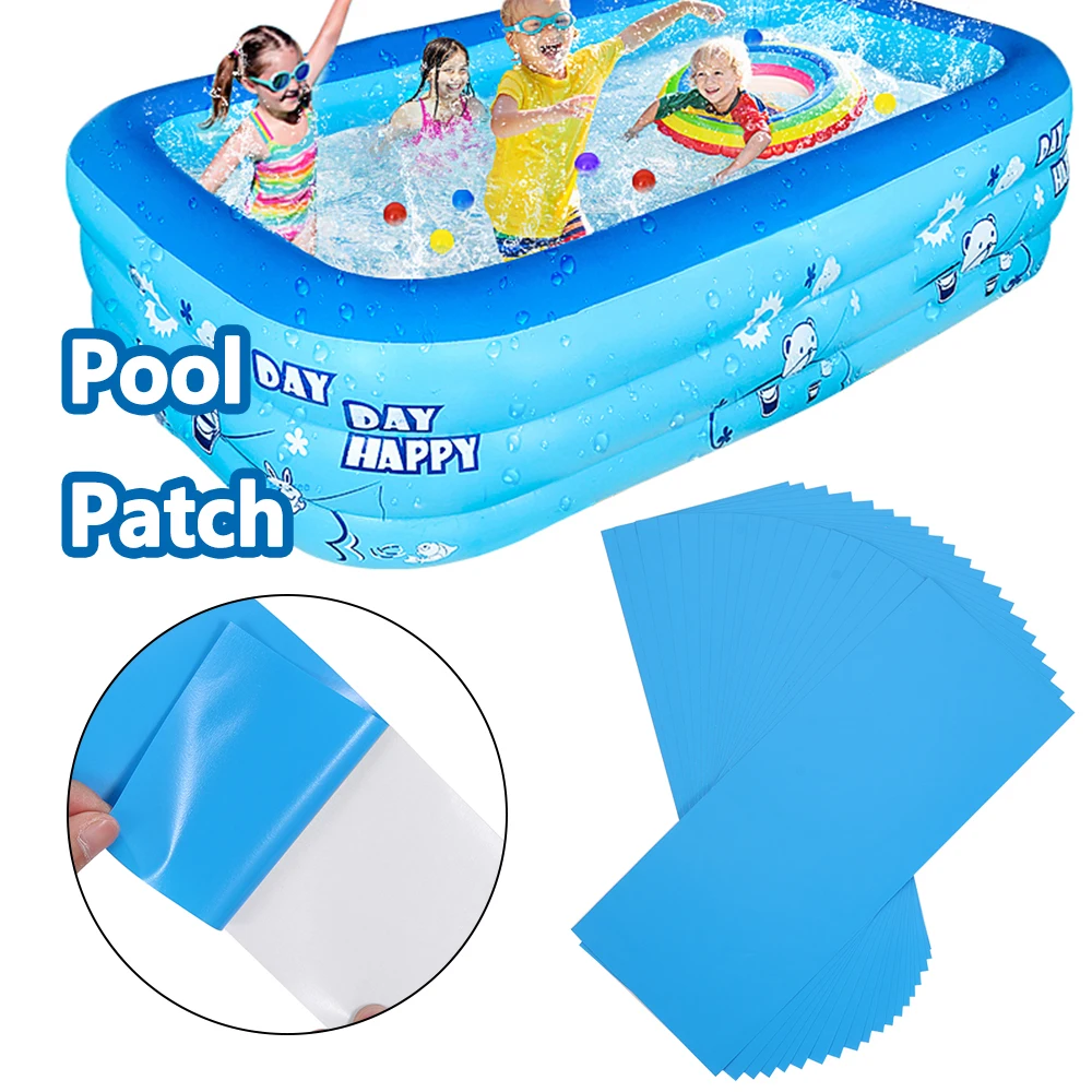 

20Pcs Waterproof Swimming Pool Boat Raft Kayak Canoe Pool Repair PVC Repair Patches Self-adhesive Vinyl Stickers