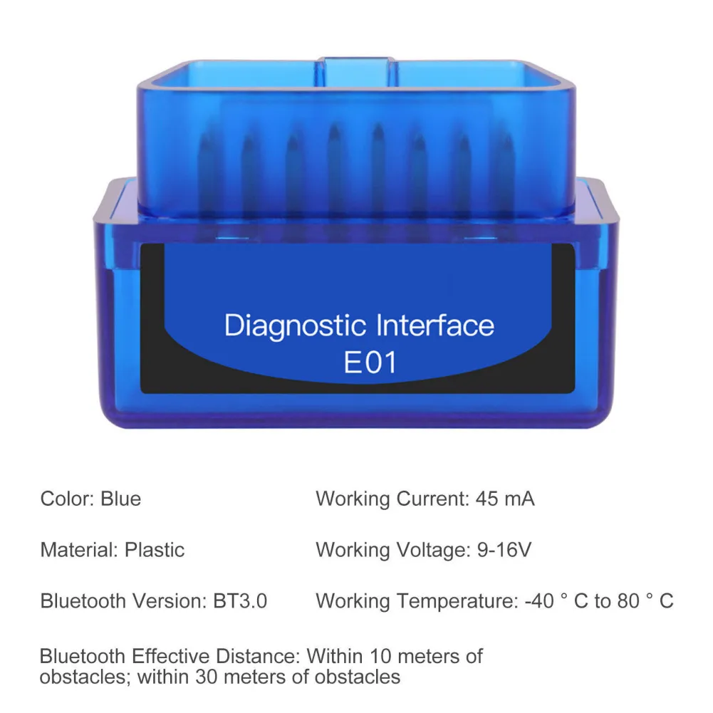 Рисунок 4 - Автомобильный диагностический мини-сканер ELM327 OBDII